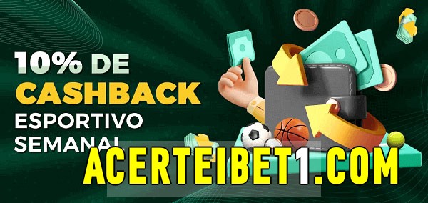10% de bônus de cashback na acerteibet 