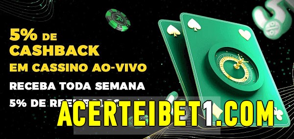 Promoções do cassino ao Vivo acerteibet 